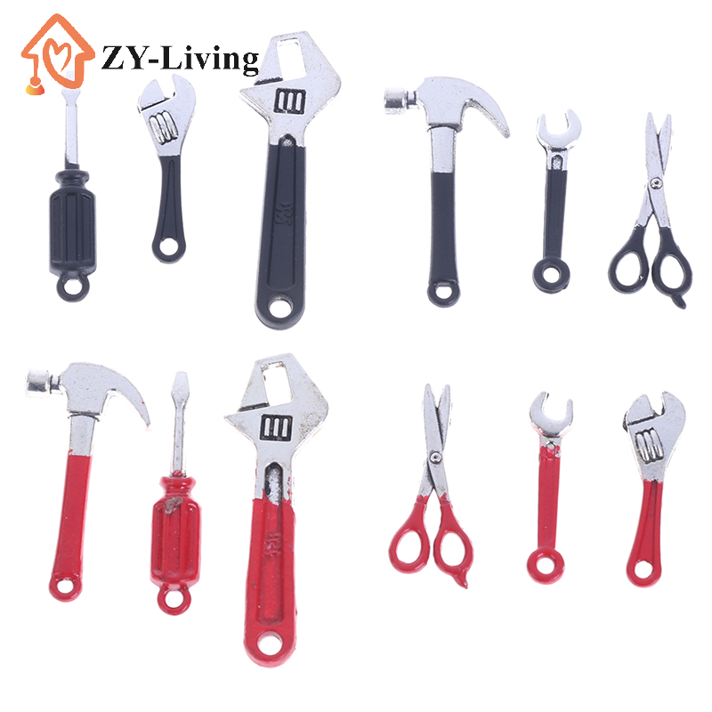 Wrench Set - 6Pcs/Set Dollhouse Mini Repair Kits Accessories