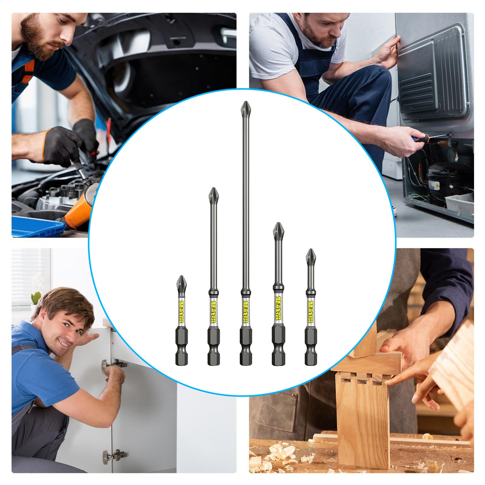 Drill Screwdriver Bit Set 5-Pi - Screwdriver Set ulasan dan harga