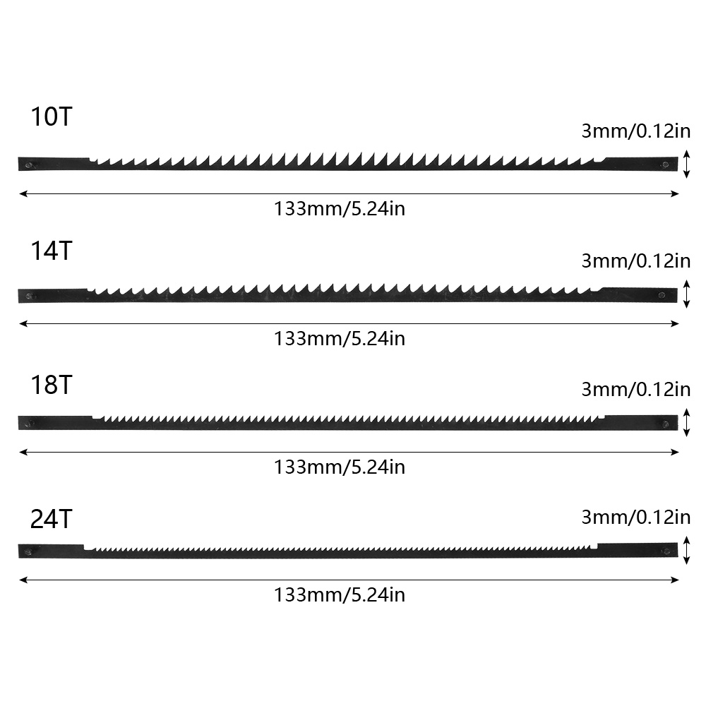 Carbon Steel Scroll Saw Blade  - Hacksaw ulasan dan harga