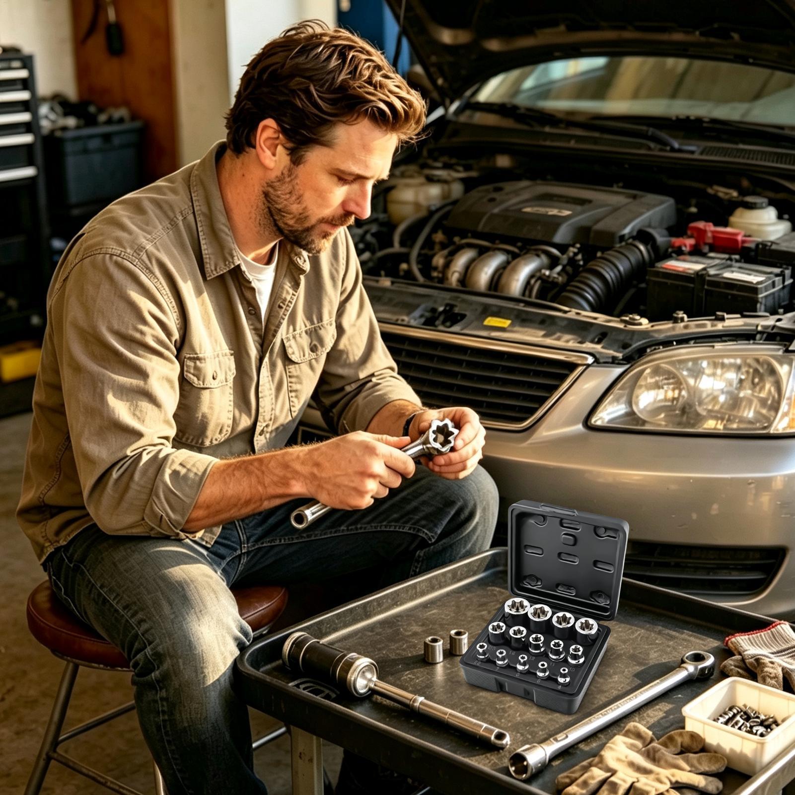 Socket Set Portable Heavy-Duty - Tool Set ulasan dan harga