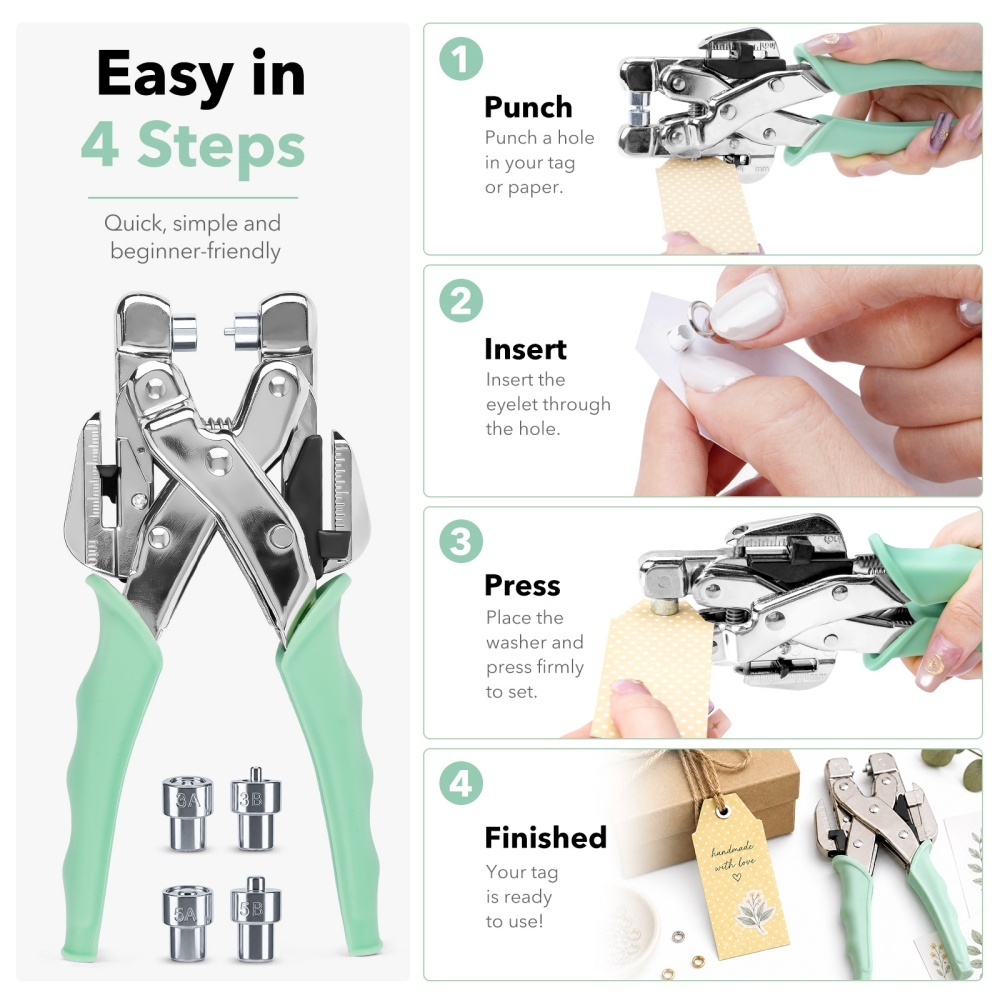 Grommet Tool Kit Handheld Hole - Pliers ulasan dan harga