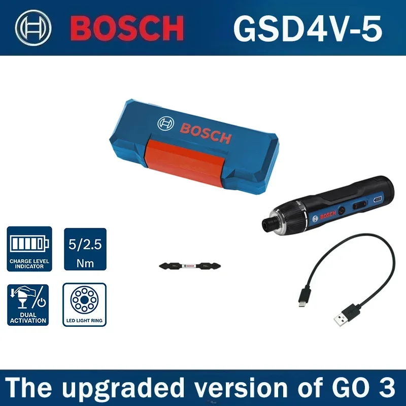 Bosch GSD4V-5 3.6V Cordless El - Screwdriver Set ulasan dan harga