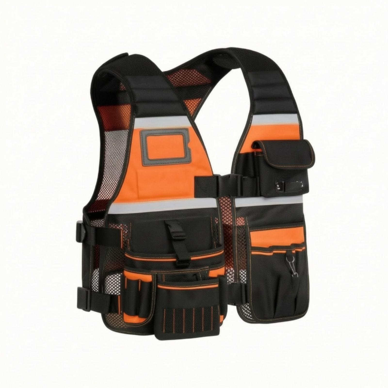 Multi-Use Tool Vest Heavy Duty - Hand Tools In Workshop ulasan dan harga