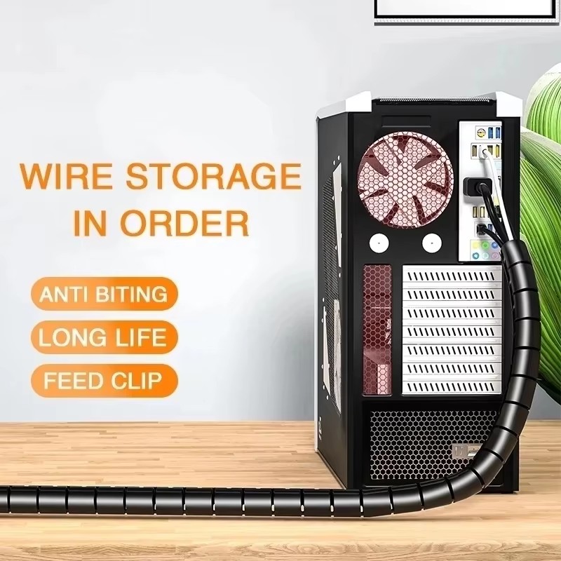 2M Flexible Spiral Cable Wire  - Tools Youtube ulasan dan harga