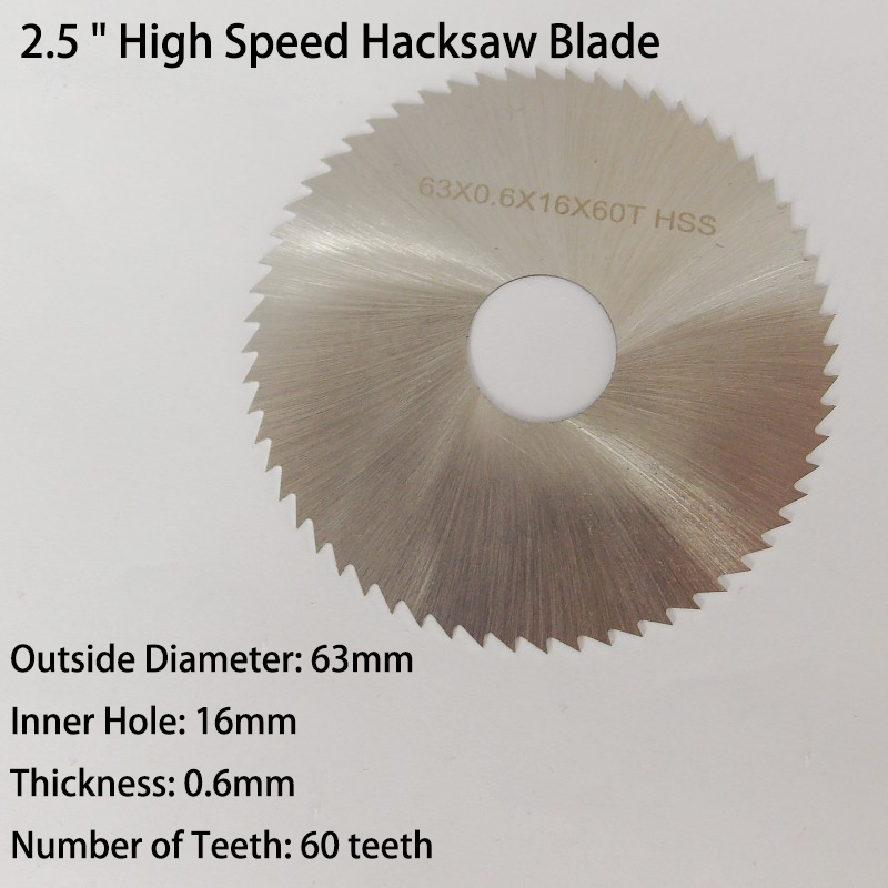 2.5inch 63mm Alloy HSS High Sp - Hacksaw ulasan dan harga