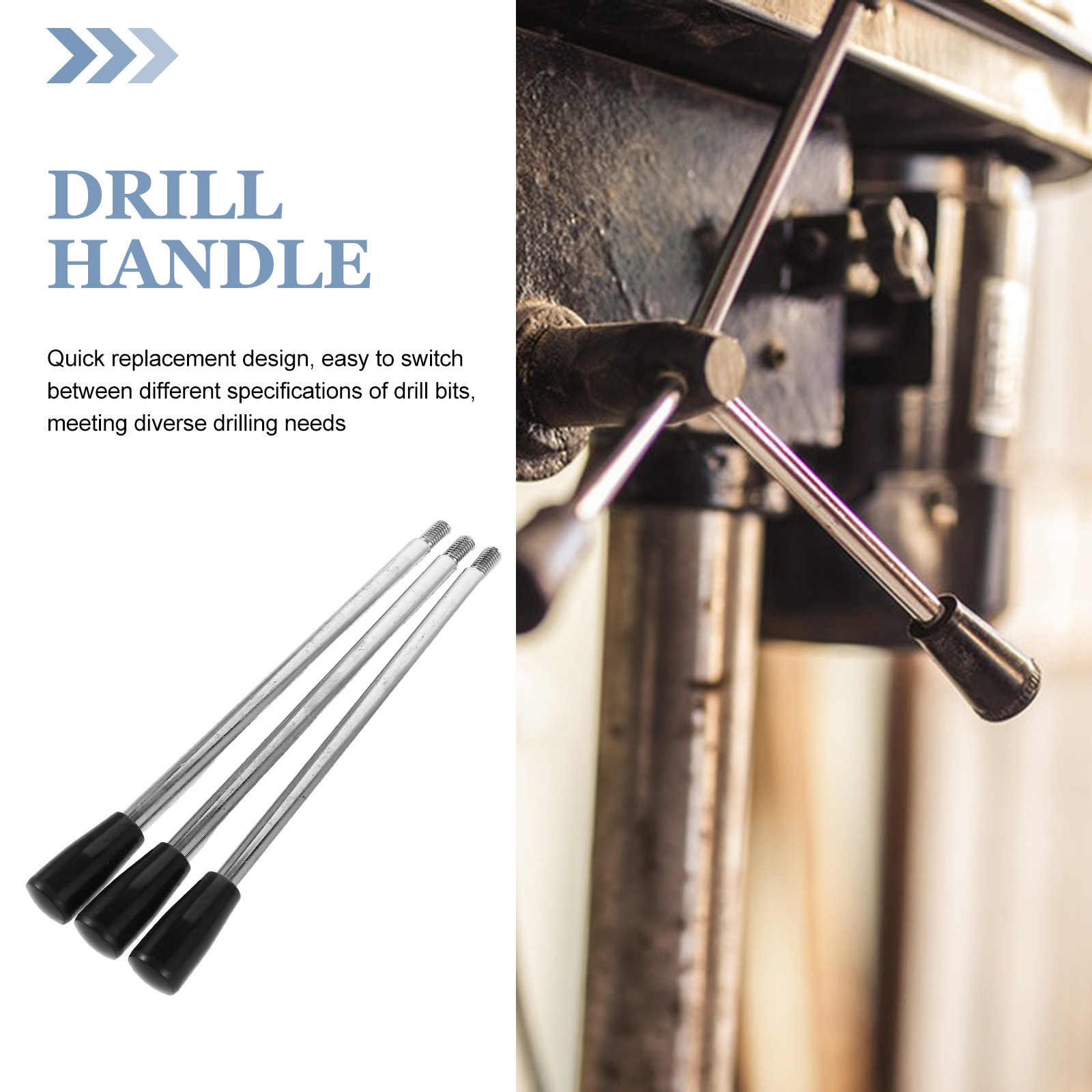 2Pcs Bench Drill Handle M8 Rev - Drill Press ulasan dan harga
