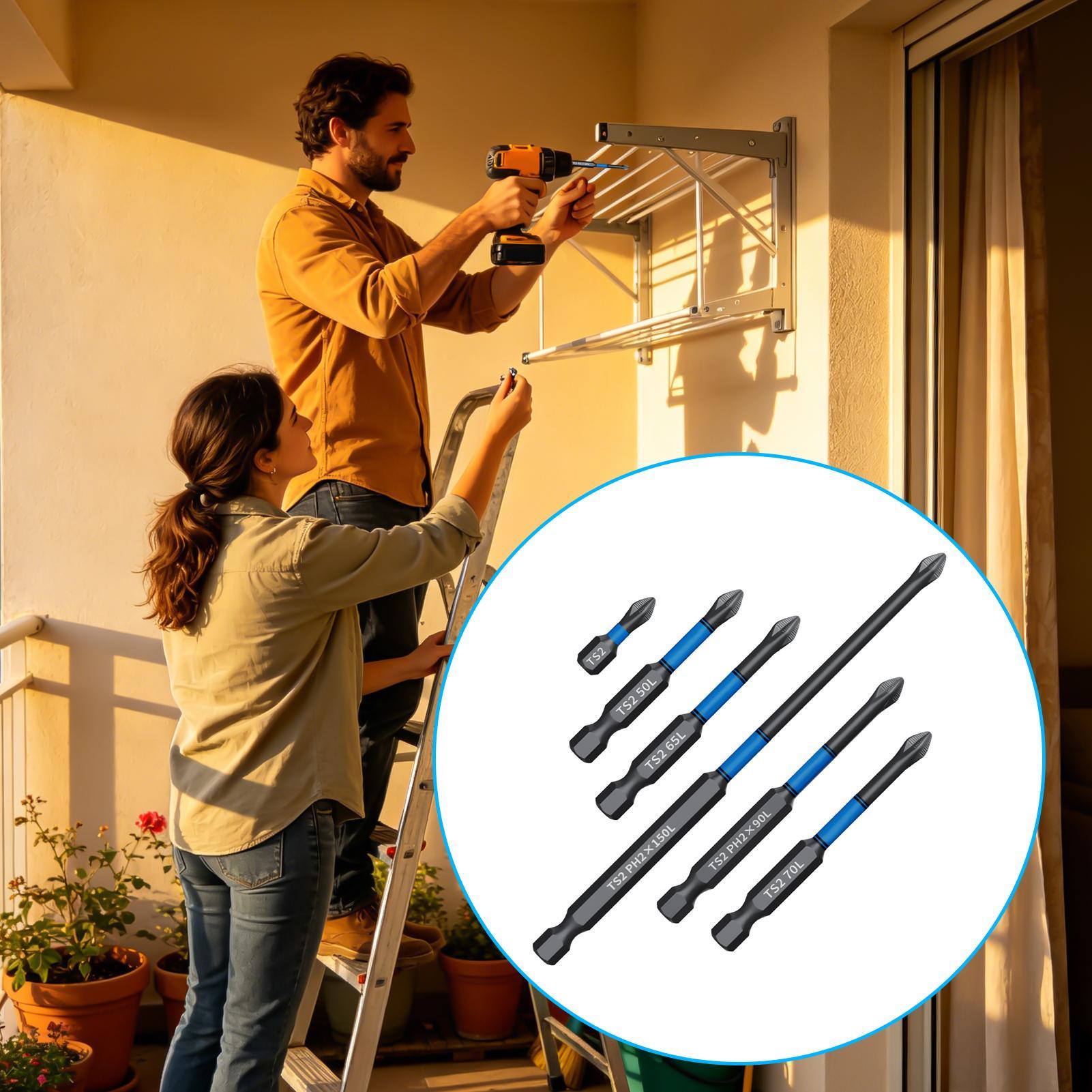 Drill Screwdriver Bit Set 6-Pi - Tool Set ulasan dan harga
