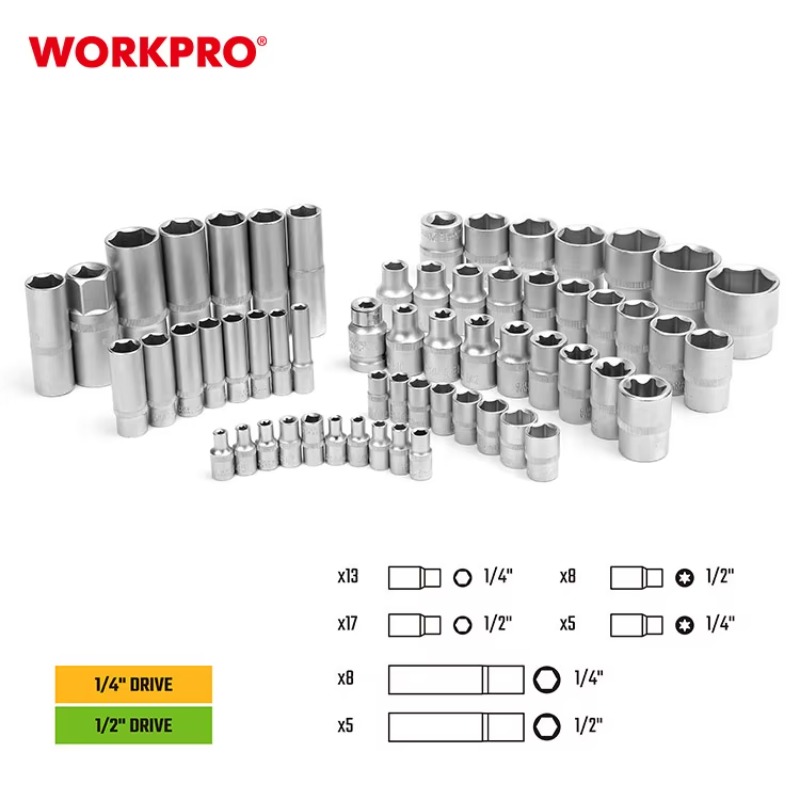 108pcs Professional Mechanics  - Socket Wrench ulasan dan harga