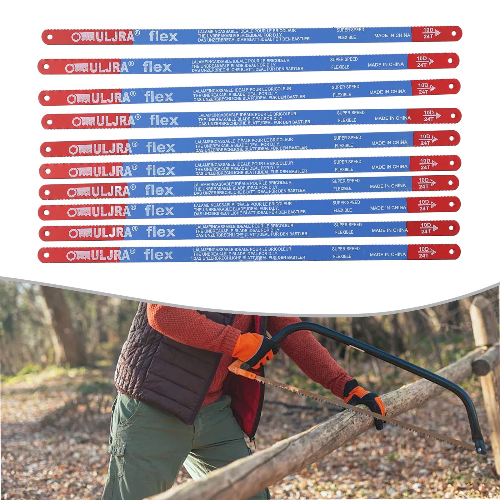 10Pcs/Set 14T/18T/24T Hacksaw  - Hacksaw ulasan dan harga