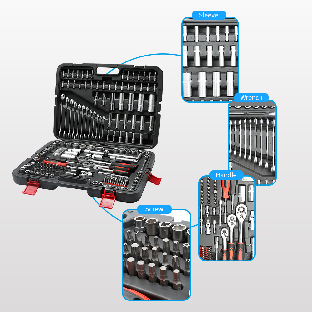 215 PCS Mechanic Tool Set Sock - Tool Set ulasan dan harga