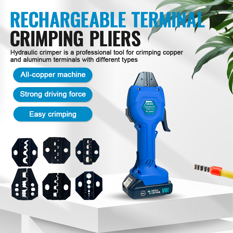EW-50X Rechargeable Crimping T - Pliers ulasan dan harga